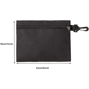 Cross-border with lock buckle small hardware parts storage bag zipper bag small mini tool storage bag