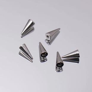 Cross-border 4*10 stainless steel puncture jewelry demon pointed cone accessories ear nail ear bone nail cartilage fashion body jewelry