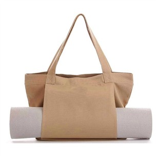 Yoga Bag Special Shoulder Handbag for Women Canvas Bag Storage Bag Portable Multifunctional Large Capacity Logo