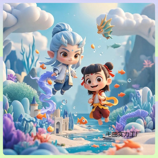 Взрывной Nhe Ao Bing мультфильм милый водонепроницаемый наклейка компьютер гостиная спальня стеклянная дверь водонепроницаемый декоративный наклейка