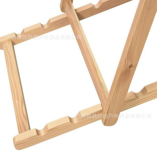 Outdoor Beach Chair Pine Wood Leisure Beach Camping Style Camping Style Chair Foldableing Chair Portable Deck Chair Customizable Beach Chair