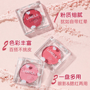 Monochrome Blush Natural Vigor Matte Fine Flash High Light White Naked Makeup Student's Fairy Rouge Rose