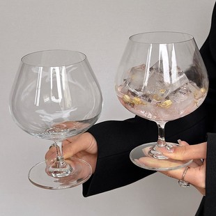Big Apple Short Foot Glass Brandy Glass Wine Glass Champagne Whiskey Glass Big Belly Glass