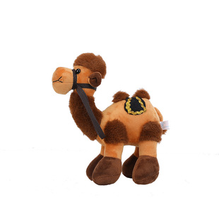 Simulation Desert Camel Plush Toy Doll Dunhuang Camel Doll Tourist Gifts Decoration Specialty Logo