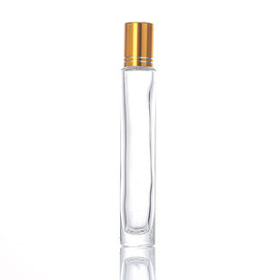 Парфюмерная бутылка голая бутылка 10ml тонкая пустая бутылка прозрачная стеклянная бутылка высокого уровня чувство распылитель бутылка шарик пустая бутылка