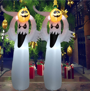 Cross-border exclusive for manufacturers source Halloween theme horror atmosphere pumpkin head air model