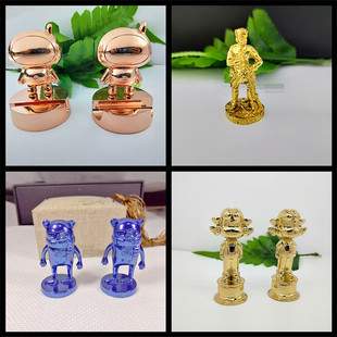 Customized Metal 3D Dolls, Lead-Tin Alloy Mermaid Ornaments, Tourist Attraction Commemorative Crafts
