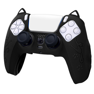Cat Ps5 Silicone Case P5 Game Controller Protective Cover Anti-Fall and Anti-Scratch Cartoon Cat Ps5 Silicone Handle Protective Cover