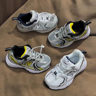 High version NB530 children's sports running shoes boys and girls size children's mesh breathable elastic soft bottom children's shoes
