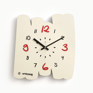 Mandelda Punch-free Clock Wall Clock Living Room Home Creative Modern Simple Atmospheric Restaurant Clock Wall