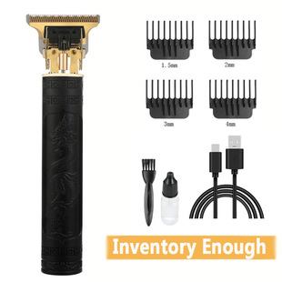 Cross-border new T9 electric carving hair clipper oil head electric clipper shaving head power generation Fader shaving head artifact wholesale