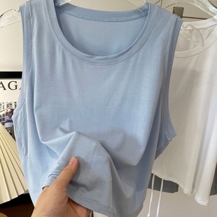Yoga Clothing Sports Vest Women's Summer Lightweight Breathable Sleeveless Running Training Blouse T-shirt Quick-drying Fitness Top