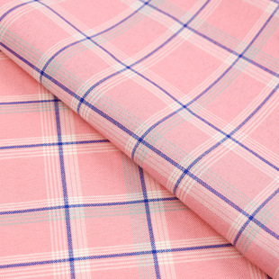 Factory Direct supply plaid fabric new spring and summer candy color shirt uniform fabric dress plaid fabric