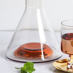 Modern Simple Model Room Light Luxury Wine Vapor Large Capacity Wine Vapor Electroplated Gradient Glass Kettle Wine Vapor Ornaments