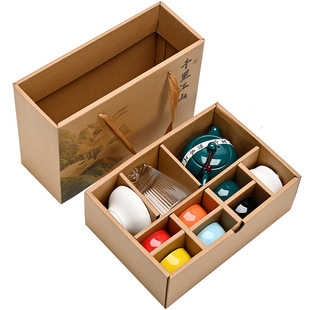 Набор из десяти частей горшка Xixi Kung Fu Tea Set Ding Kiln Set