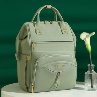 hd high quality fashion mummy bag multi-functional detachable baby bottle large capacity mother and baby bag go out light mother bag