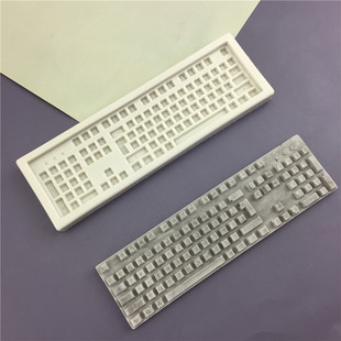 DIY компьютерные аксессуары мини-клавиатура силиконовая Форма Шоколад флип сахар выпечка Торт капля клей гипс украшения формы
