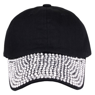 New Personalized Fashion Hat Diamond-encrusted Full Edge Cowboy Hat Cap Sunshade Outdoor Hat Cross-border Source