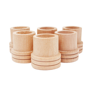 Wooden moxa stick fire extinguisher cap solid wood thickened moxa stick fire extinguisher wooden cover moxa stick extinguisher base accessories