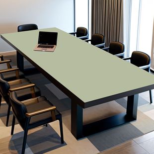 One-piece delivery solid color simple conference table table mat tablecloth company business-shaped office desktop protective pad large