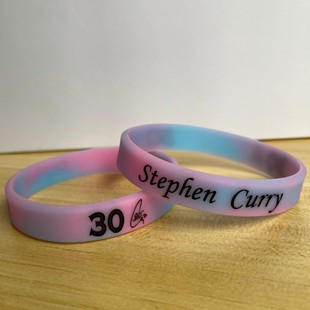 Basketball bracelet NBA star silicone bracelet Curry James Irving star sports luminous wrist strap wholesale
