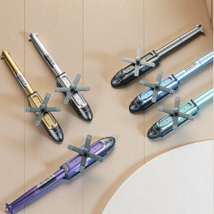 Creative Intercontinental Missile Fighter Helicopter Shape Student Gel Pen Artificial Signature Writing Decompression Pen