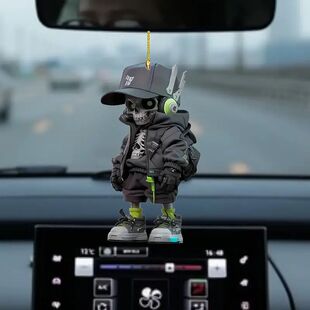 New 2D Cross-borDer New Acrylic Flat Creative Decorations Special Forces PenDant Car Rearview Mirror Decoration