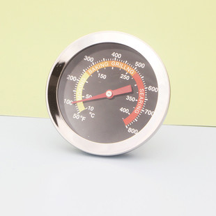Bimetal BBQ Oven Thermometer Oven Stainless Steel BBQ Thermometer Barbecue Temperature Meter Thermometer