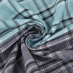 in stock 150g polyester plaid fabric spring and summer women's shirt skirt JK uniform dress suit fabric