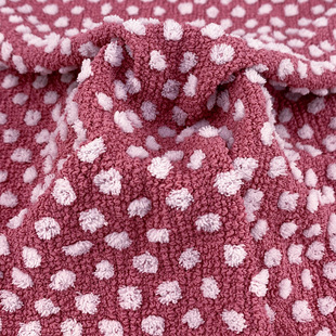 Two-color Bubble Jacquard Dot Spring and Summer 365g Fashion Pleated Texture Knitted Top Dress Fabric
