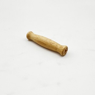 Solid wood handle kitchenware wooden handle through hole hardware tool wooden handle cat stick wooden handle seal handle