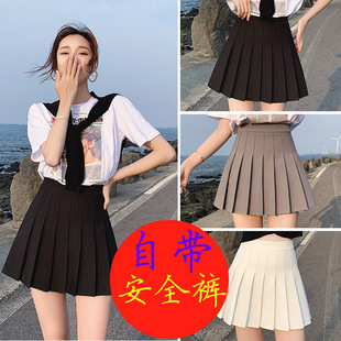 A- line skirt pleated skirt women's summer skirt high waist tennis skirt slim black pleated skirt winter New skirt
