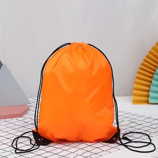 2025 Cross-border Bundle Pocket Drawstring Backpack Drawstring Competition Bag Men's and Women's Training Schoolbag Advertising Gift Bag