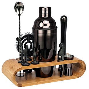 Bar Tools Stainless Steel Mixer Set Cocktail Mixing Cup 12-Piece Set Shaker Mixing Complete Set