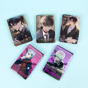 Tinplate badges wholesale double creative star peripheral characters cartoon cartoon card badges