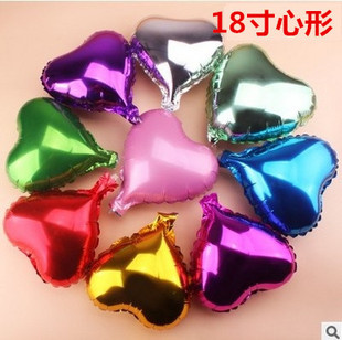 18 inch love shaped aluminum foil balloon to celebrate wedding Valentine's Day confession wedding party decoration balloon