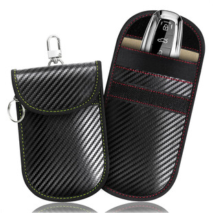 Manufacturers in stock mobile phone signal shielding bag car key anti-magnetic anti-theft brush RFID electromagnetic shielding storage bag