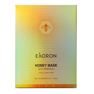 Австралийская маска для пчелиного яда Eaoron 10ml * 8 шт прополис увлажняющий увлажняющий увлажняющий и укрепляющий очищающий и сокращающий поры