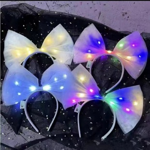 Stall Toy Luminous Headband Night Market Explosive Stall Children's Toy Ground Push Small Gift Headwear Bar Headband