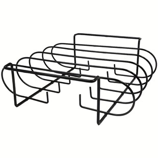 Barbecue Grill Non-Stick Grilled Ribs Rack Grilled Meat Mesh Steak Rack Rib Rack BBQ Outdoor Lamb Rack Baking Utensils
