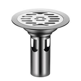 Stainless steel bathroom hotel engineering deodorant floor drain round washing machine sewer bathroom drainage overflow floor drain