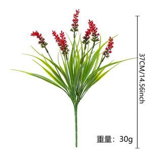 Amazon Cross-border Artificial Flower Lavender Plastic Photography Props Home Decoration Wedding Outdoor Courtyard Ornaments