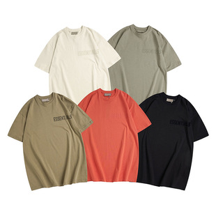 FEAR OF GOD FOG двухпроводная ESSENTIALS нишевые американские парные свободные футболки с короткими рукавами