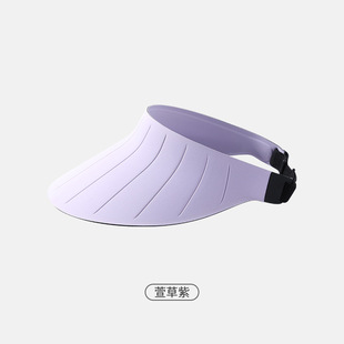 [Free shipping] 5 colors optional vinyl shell hat women's outdoor empty top sun hat UV protection sun hat