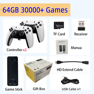 Трансграничный X9PRO TV игровая приставка PSP HD 2.4G беспроводной ретро HDMI домашний игровой автомат аркада 3D