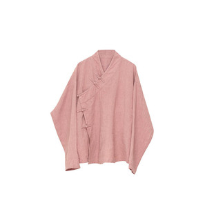 Dachuo New Chinese Style Improved Guofeng Slant Placket Button Wash Old Linen Tea Clothing/Shirt 50829