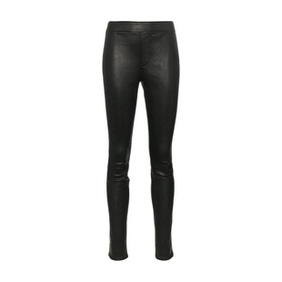 Leather Pants Women's Long Slim-Fit Stretch All-Match Tight-Fit High-Waist French Stretch Vegetable-Tanned Suede Pencil Pants
