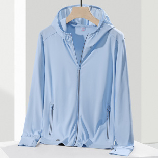 Original Yarn Type Sunscreen Clothing Women's 2023 New suit Summer Thin Outdoor Anti-UV Ice Silk Sunscreen Coat