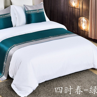 Light Luxury Hotel Hotel Bed End Towel Modern Simple High-end Internet Celebrity Homestay Hotel Towel Pillow 4:00 Spring