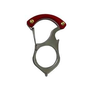 Tiger key chain single finger self-defense hand support buckle zinc alloy multi-function SK stainless steel bottle opener